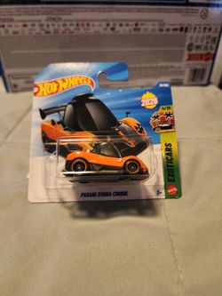 Hot Wheels Short Card tooned Pagani Zonda  cinque