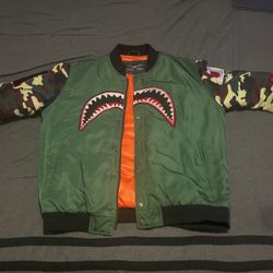 Flight Tigers Bape Bomber Jacket