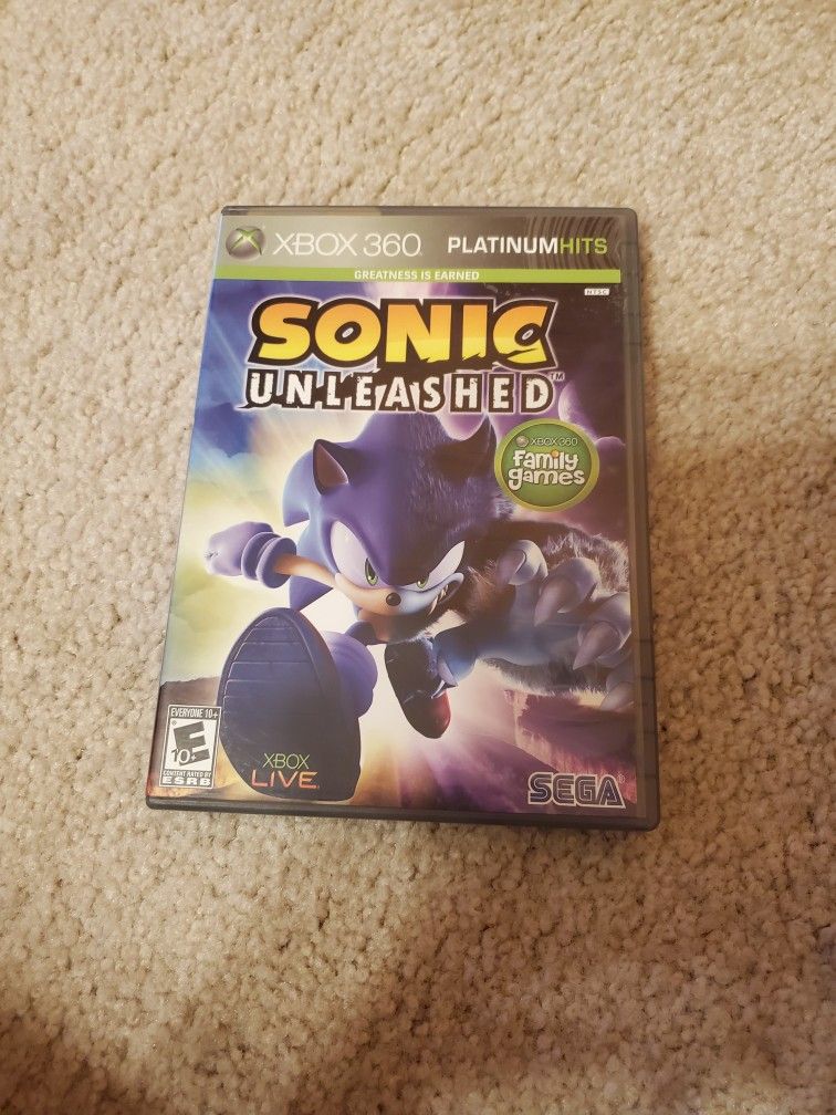 Sonic Unleashed For Xbox 360