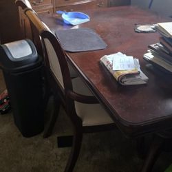 Cherry Oak Dining Room Table 