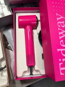 Tideway Hair Dryer Professional High-Speed Ionic Blow Dryer 110,000 RPM, Compact Hair Dryer with Magnetic Diffuser, Fast Drying with Brushless Motor L