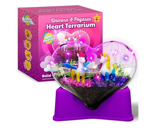 Unicorn & Pegasus Heart Terrarium