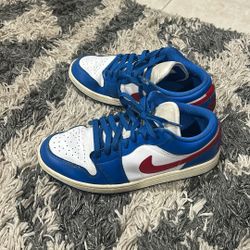 Nike Air Jordan’s, Blue Red and White 