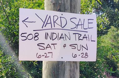 YARD SALE!!