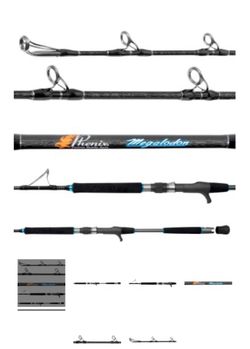 Phenix megalodon jigging rod