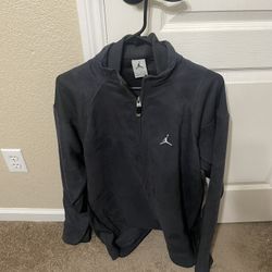 Jordan Full Zip Suede Jacket Size Medium 