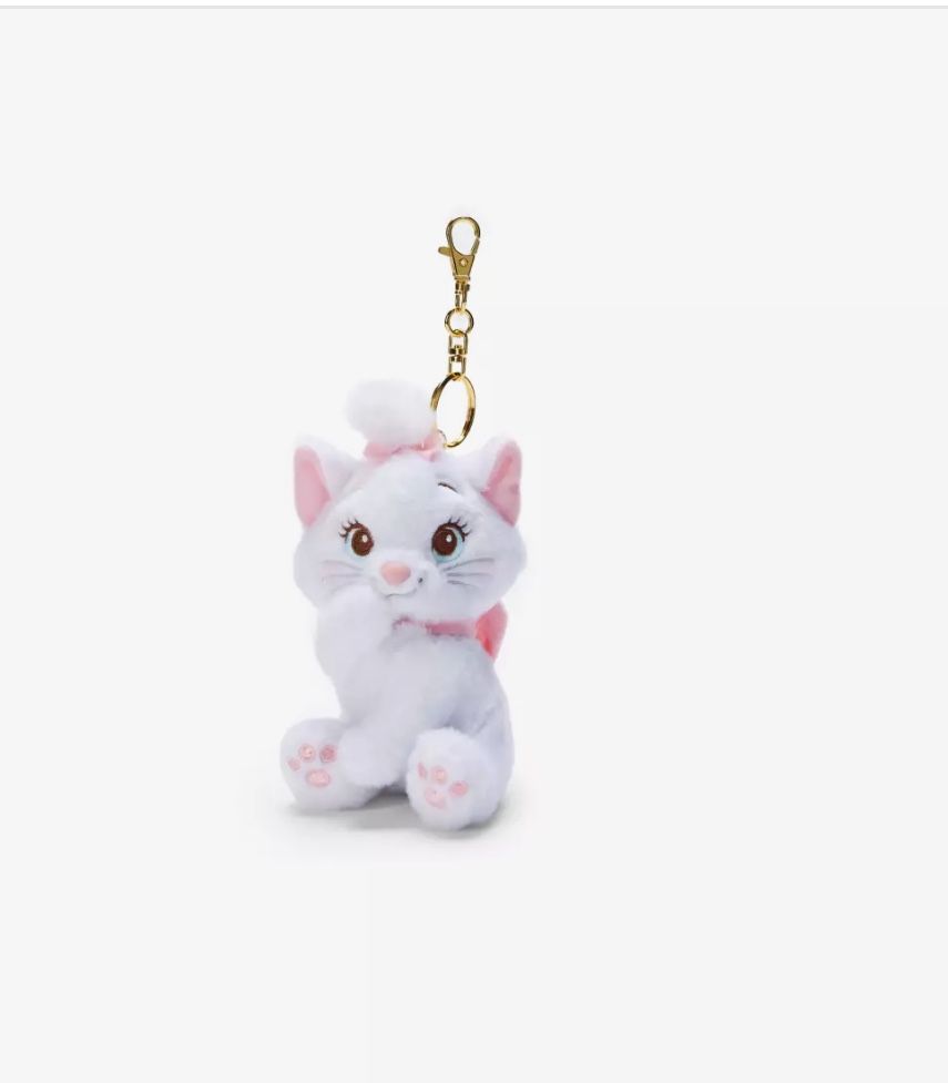Marie Plush Keychain – The Aristocats – Mini 6 1/2'' – Disney Store Japan