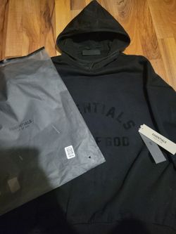 Fear of God Essentials hoodie "Nylon Fleece Jet Black