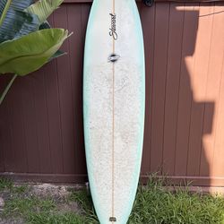 Bill Stewart Surfboard 7’0” Mid-Length – Authenticated | Travel Bag Included | Local Pickup