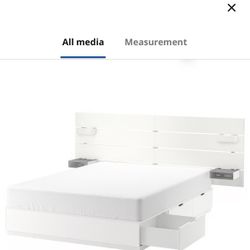IKEA NORDLI Bed Frame (doesn’t Include Headboard)
