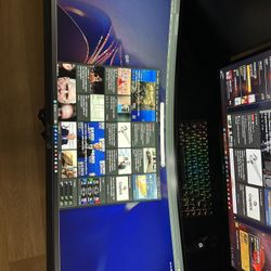 Scepter 34in- Ultra Wide Monitor W. Wali Single Monitor Mount