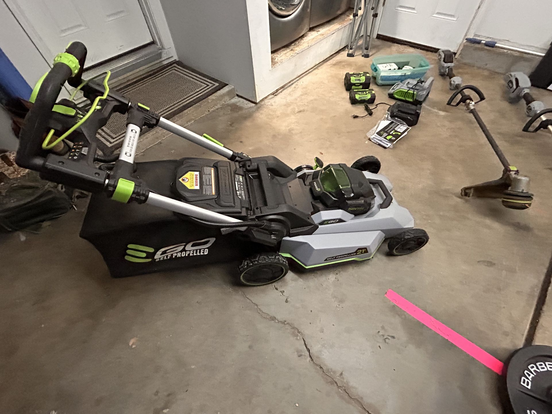 EGO Electric Mower & Trimmer SET 