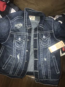 True religion graffiti trucker jacket sale