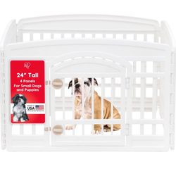 Dog Playpen (2) White  