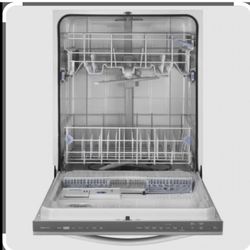 Whirlpool® 24" Built In Dishwasher-Stainless Steel