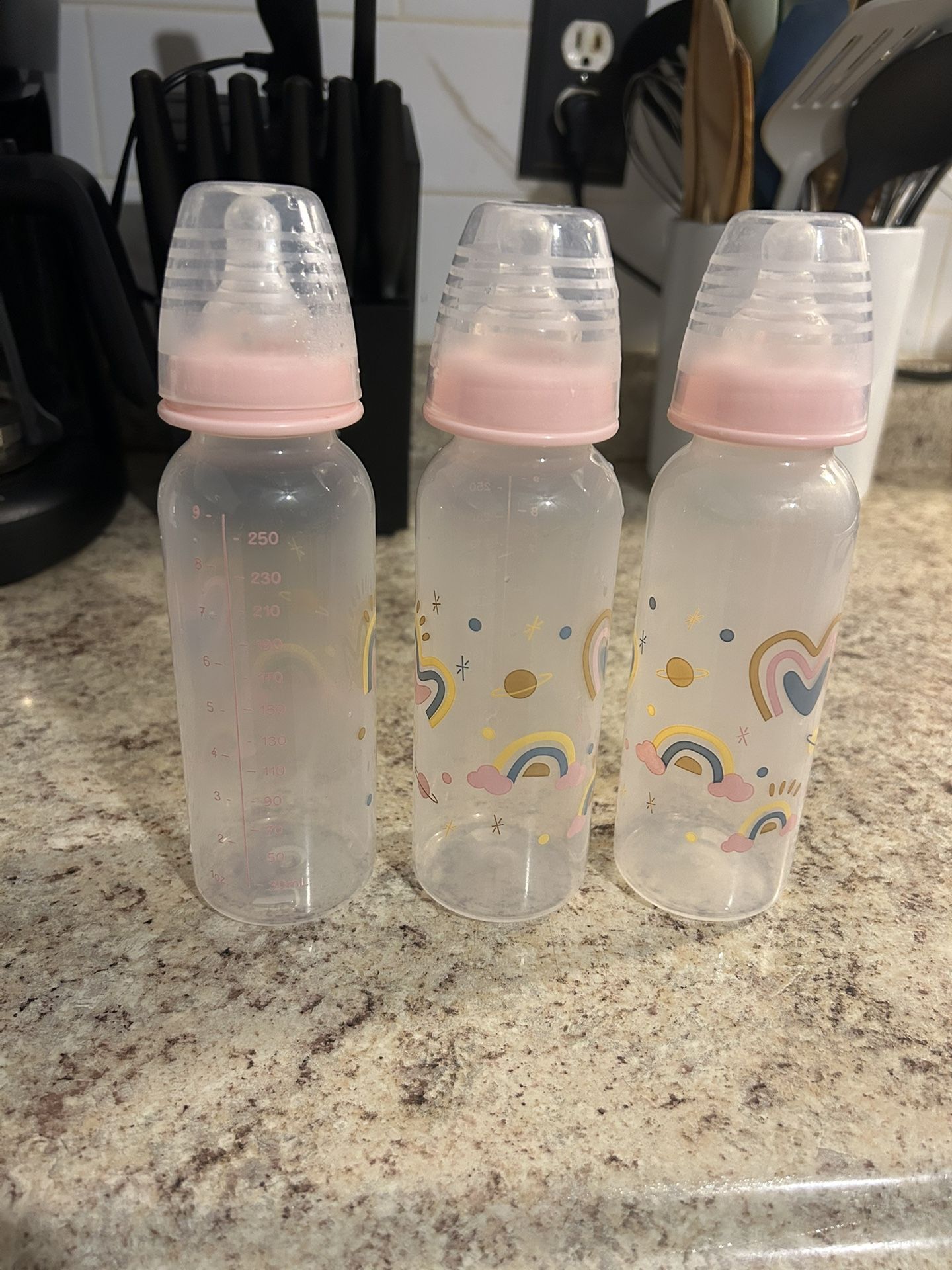 (3) 8 Ounce Baby Bottles