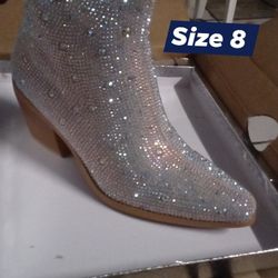 Rhinestone Boots 