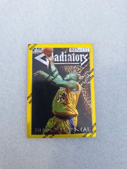 Shaquille O'Neal "SHAQ" 1996 TOPPS Finest #146 GLADIATORS Gold Refractor