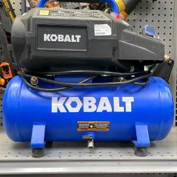 Kobalt 3-Gallon Portable Electric 150 PSI Hot Dog Air Compressor. 