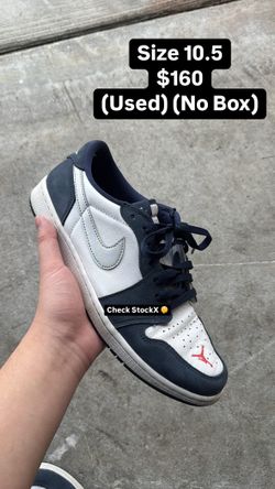 Jordan 1 Low SB Midnight Navy Used No Box