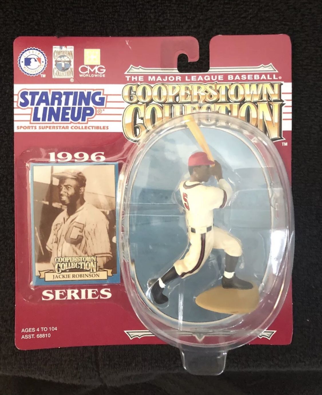 Jackie Robinson Action Figure 1996 Starting Lineup Cooperstown Collectible