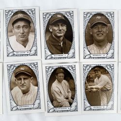 1927 New York Yankees TCMA Reprint Set – Babe Ruth & Lou Gehrig – 10 Cards 