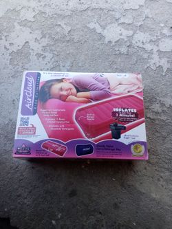 Air cloud kids inflatable mattress