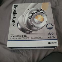 Brookstone Acoustic Pro Wireless Headphone Brand New