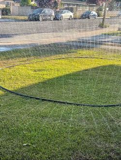 39.5 Ft Hose Sprinkler for Gardening(kids Trampoline Sprinkler Too)