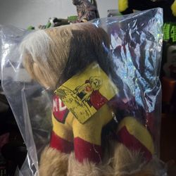 Vintage Mighty Dog Plush 80s New Sealed. 