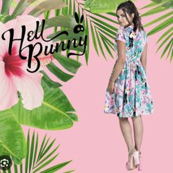 Hell Bunny Toucan Retro Dress