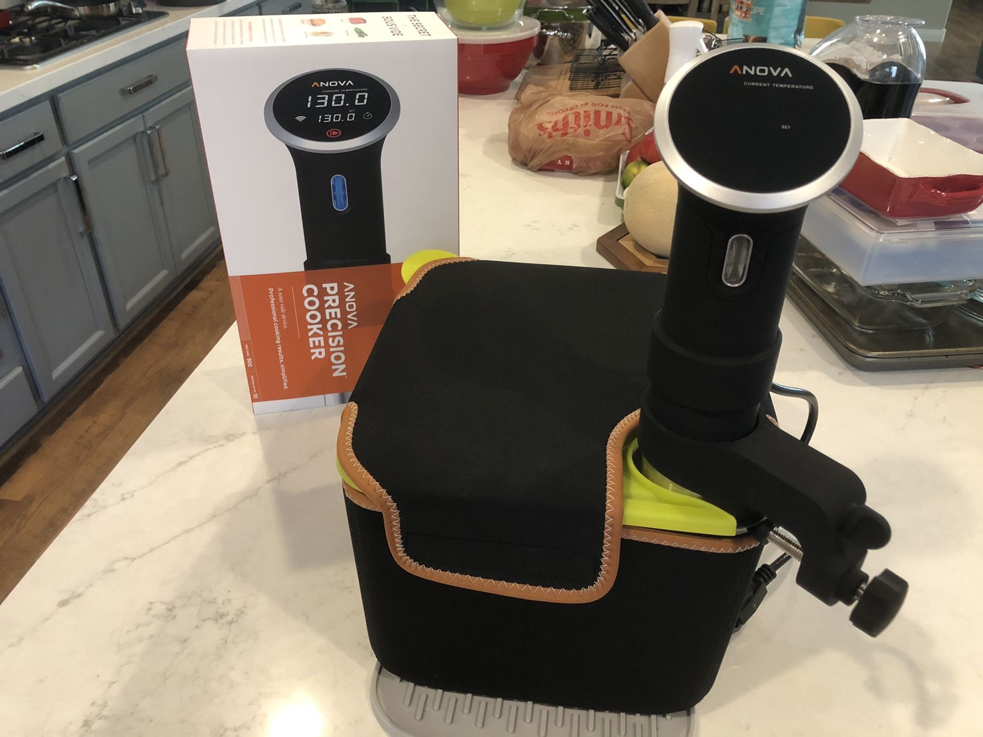 Anova sous vide precision cooker w/ all the high end accessories you’ll need included