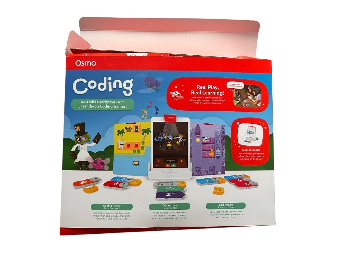 Osmo Coding Starter Kit for iPad Learning Games Stem Toy Kids New Open Box