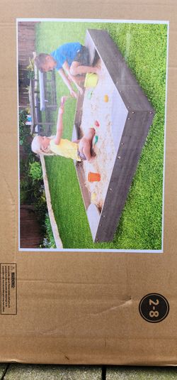 KidKraft Wooden Backyard Sandbox 20045