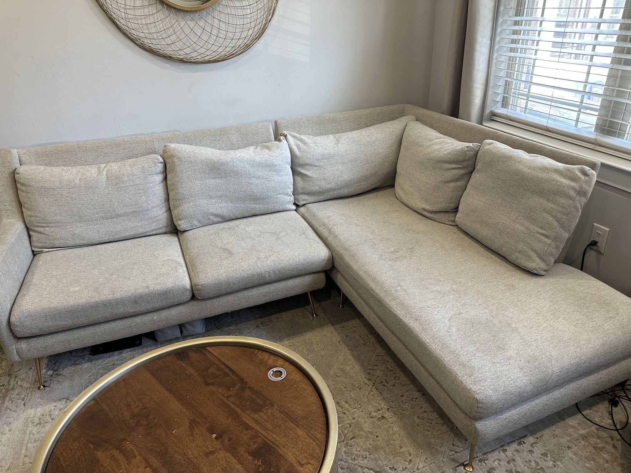 West Elm Carlo Sectional Sofa
