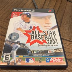 All Star Baseball 2004 PS2 Game
