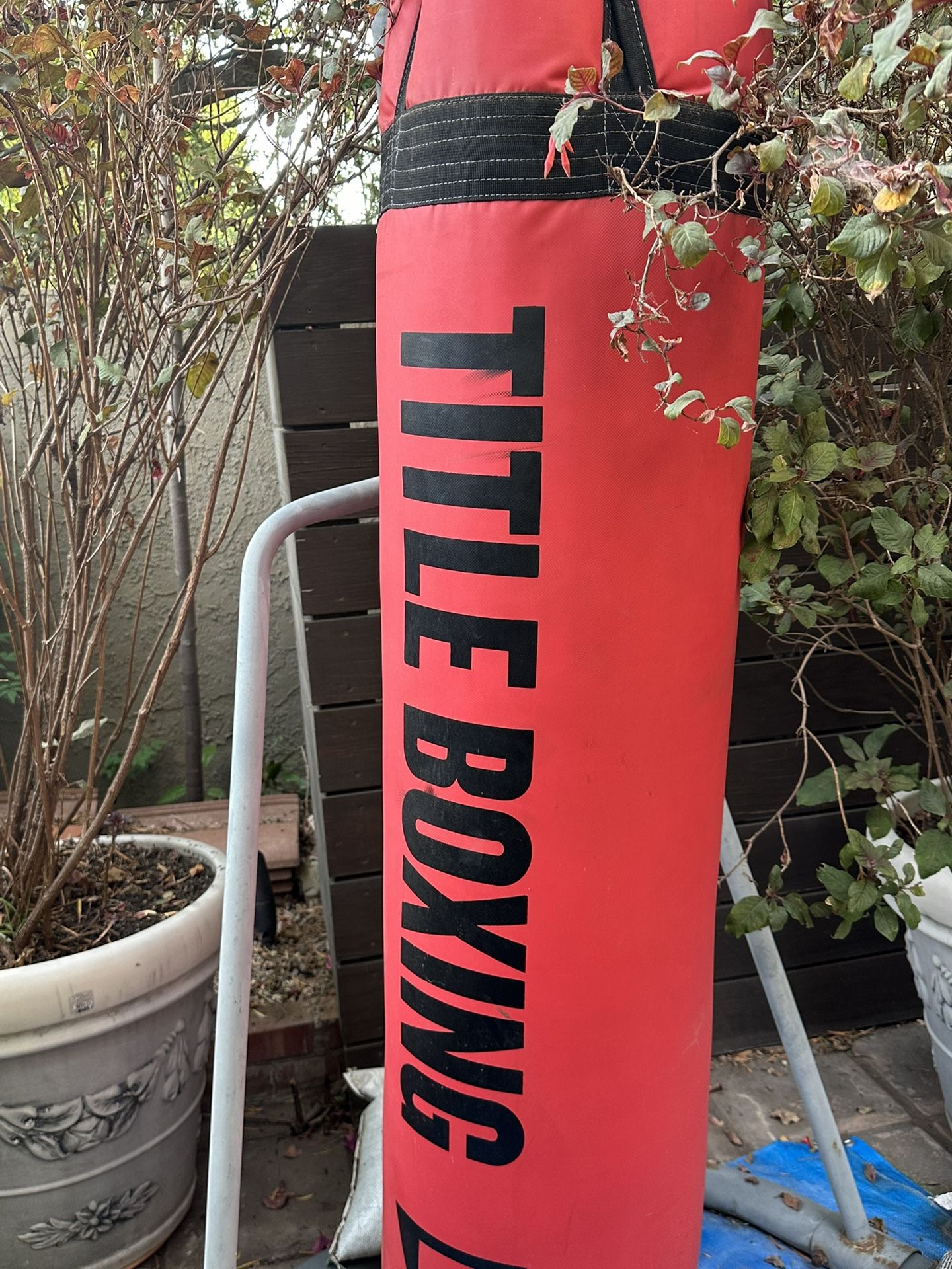 Title Boxing Punching Bag + Stand