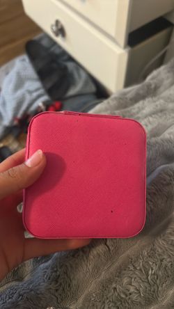 Pink jewelry box