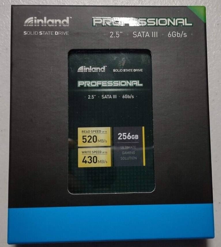 Inland Professional 256GB SSD New In Box