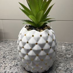 Faux Succulent In Pineapple Pot