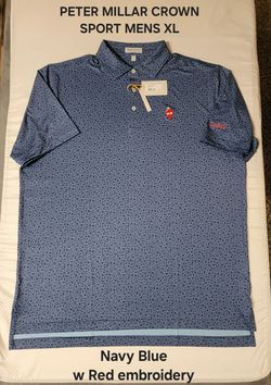 Peter Millar Crown Sport Mens Polo ~●NEW●~