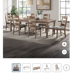 Jordan 7 PCs Dining Table Collection