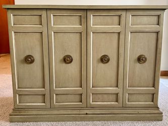 Vintage Henredon Cabinet with Built-In RCA Victor TV