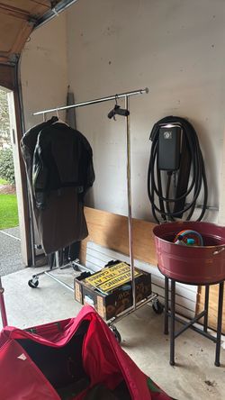 Rolling Clothing Rack