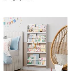 White bookshelf