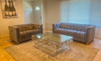 Sofa and love seat