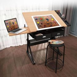 Drawing Table With Stool