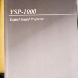 yamaha digital sound projector ysp-1000