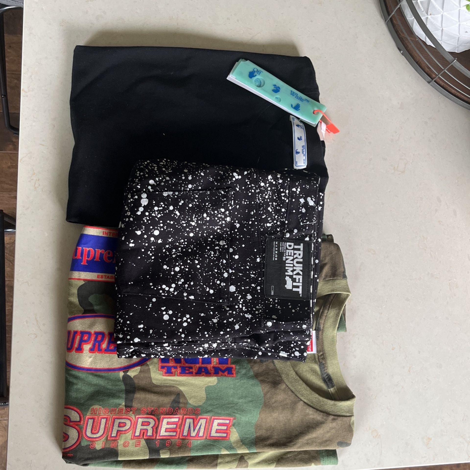 (DO NOT BUY) Off-White, Supreme, Trunkfit Denim Lil Wayne Authentic Guarantee