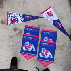 Fresno State Bulldog Flags 